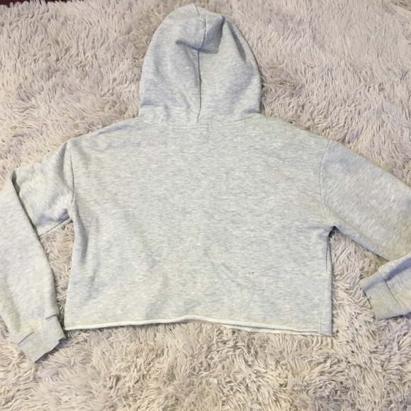 Garage Cropped drawstring hoodie - Picture 2 of 5